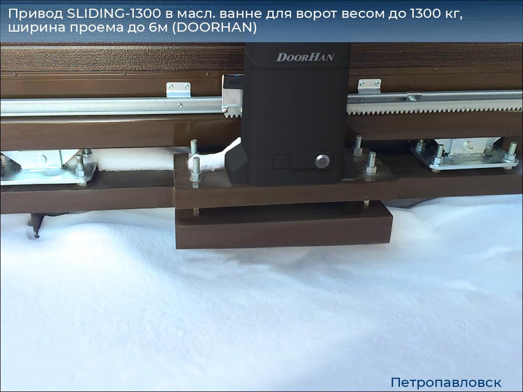 Привод SLIDING-1300 в масл. ванне для ворот весом до 1300 кг, ширина проема до 6м (DOORHAN), petropavlovsk.doorhan.ru