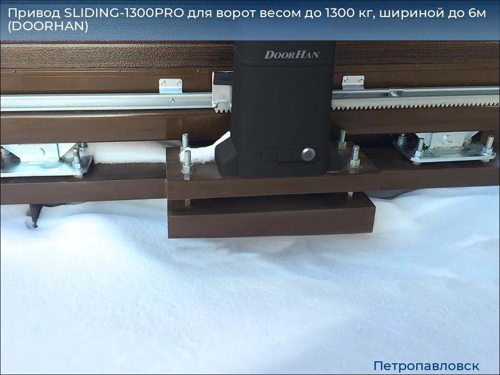 Привод SLIDING-1300PRO для ворот весом до 1300 кг, шириной до 6м (DOORHAN), petropavlovsk.doorhan.ru