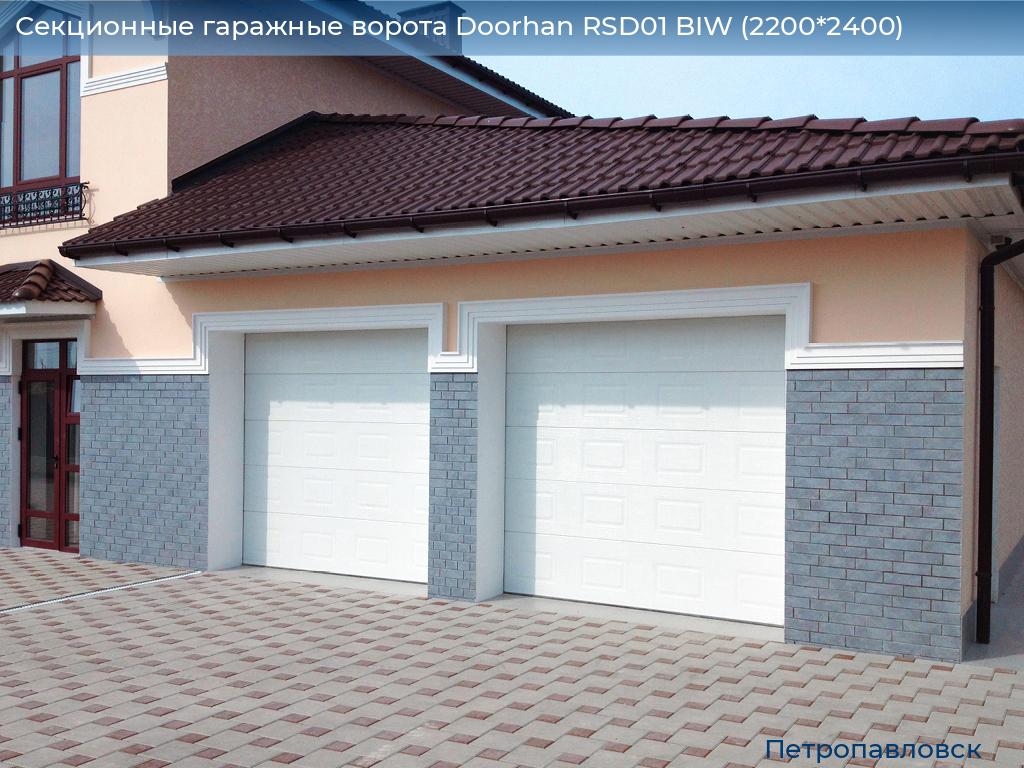 Секционные гаражные ворота Doorhan RSD01 BIW (2200*2400), petropavlovsk.doorhan.ru